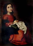 The Adolescence of the Virgin Francisco de Zurbaran